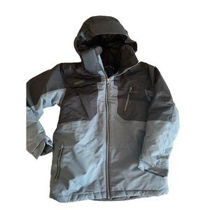 PLANET EARTH BOYS sz medium M insulated hooded Snowboard/snow Jacket lotsPockets